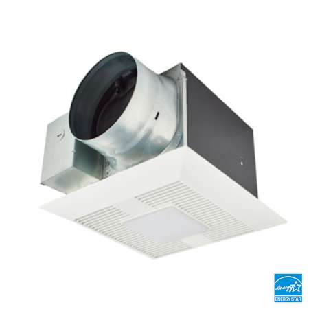 Panasonic WhisperGreen Select NextGen 50 - 110 CFM 0.7 Sone Ceiling Mounted Energy Star Certified Bath Fan with Pick-A-Flow Technology and LED Lighting White